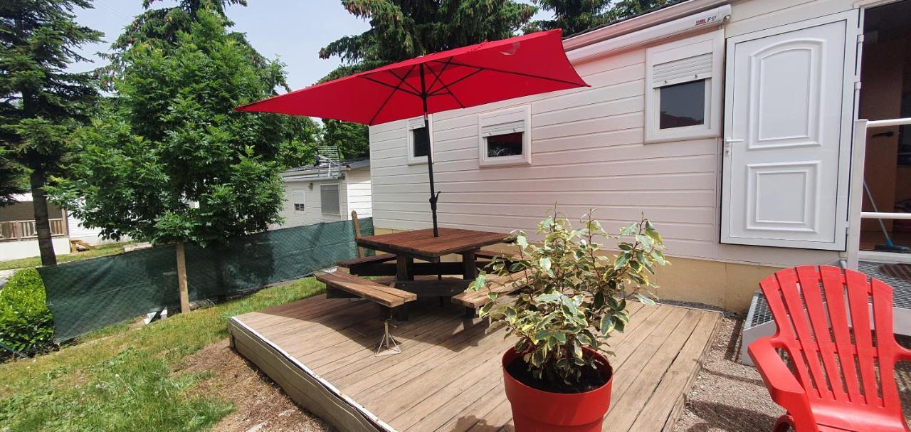 Mobil Home Dans Camping Saillagouse Rum bild